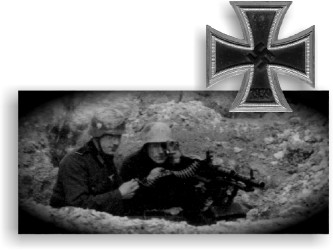 German soldiers in France and Iron Cross, 1st Class