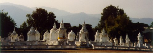 Royal Urns at Wat Suan Dok